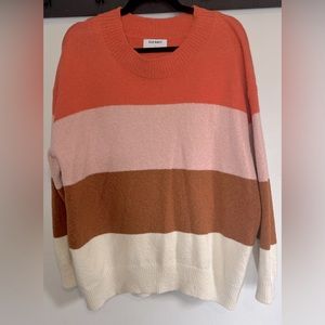 Old Navy Colorblock Striped Sweater